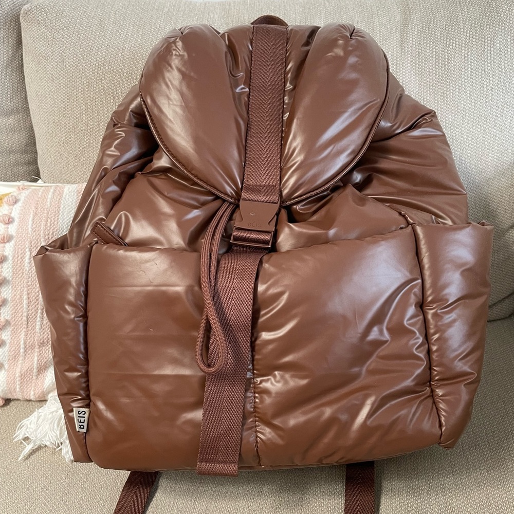 Beis Maple Air Puffy Cargo Backpack